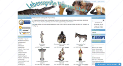 Desktop Screenshot of lebensgrosse-figuren.de